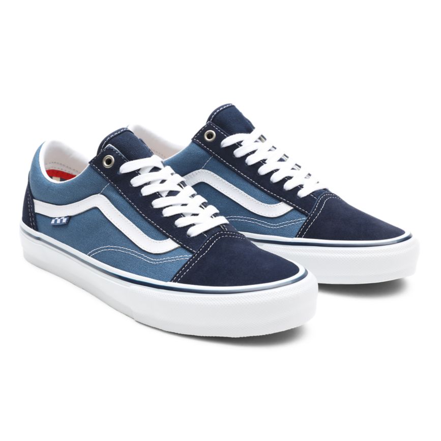 Vans Skate Old Skool Dam Marinblå/Vita - Vans Låga Skor Prisjakt (AFJKE7061)